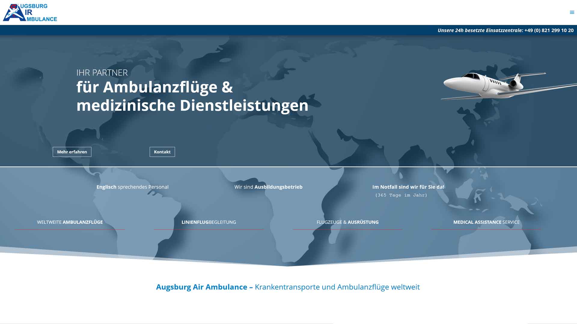 Air Ambulance 24 GmbH – SEO-, GEO- & AEO-Referenz
