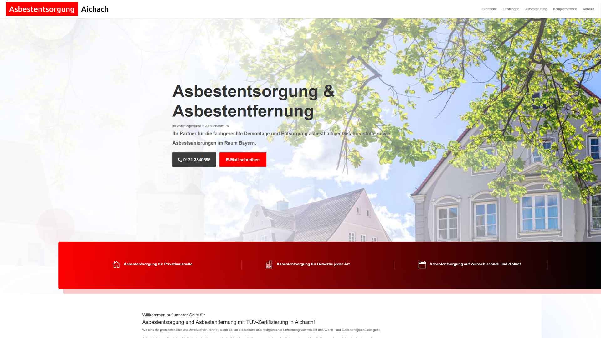 Asbestentsorgung & -entfernung Aichach – SEO-, GEO- & AEO-Referenz
