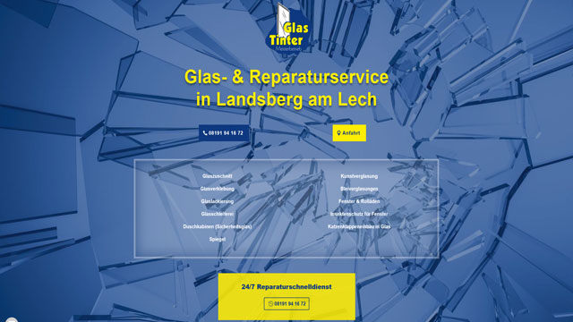 Glas Tinter – Glas-Reparaturservice – SEO-, GEO- & AEO-Referenz