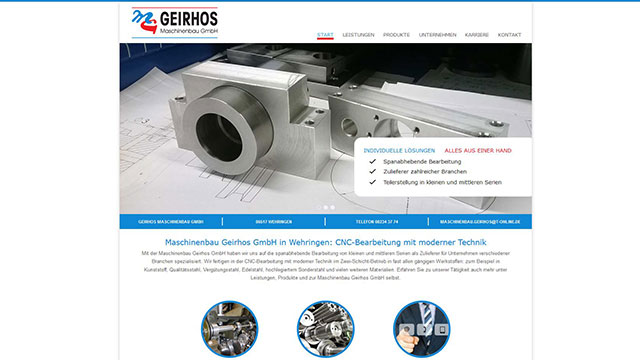 Maschinenbau Geirhos GmbH – SEO-, GEO- & AEO-Referenz