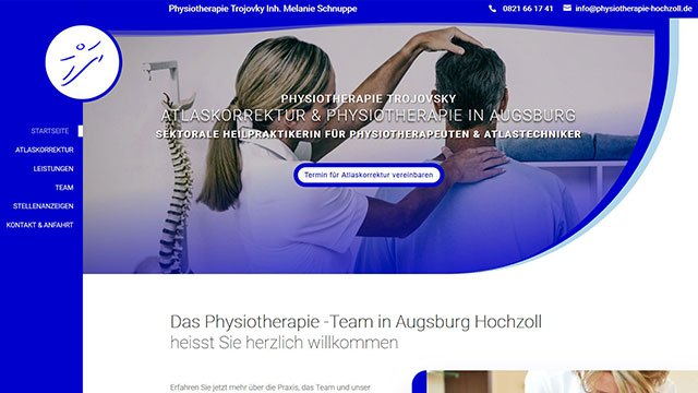 Physiotherapie Augsburg-Hochzoll – SEO-, GEO- & AEO-Referenz