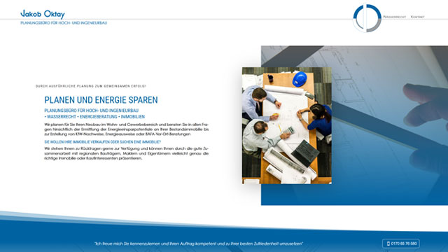 Planungsbüro Jakob Oktay – SEO-, GEO- & AEO-Referenz