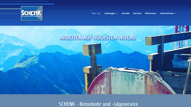 Schenk Betonbohr- und Sägeservice – SEO-, GEO- & AEO-Referenz