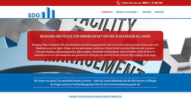 SDG Reinigung & Pflege von Immobilien – SEO-, GEO- & AEO-Referenz