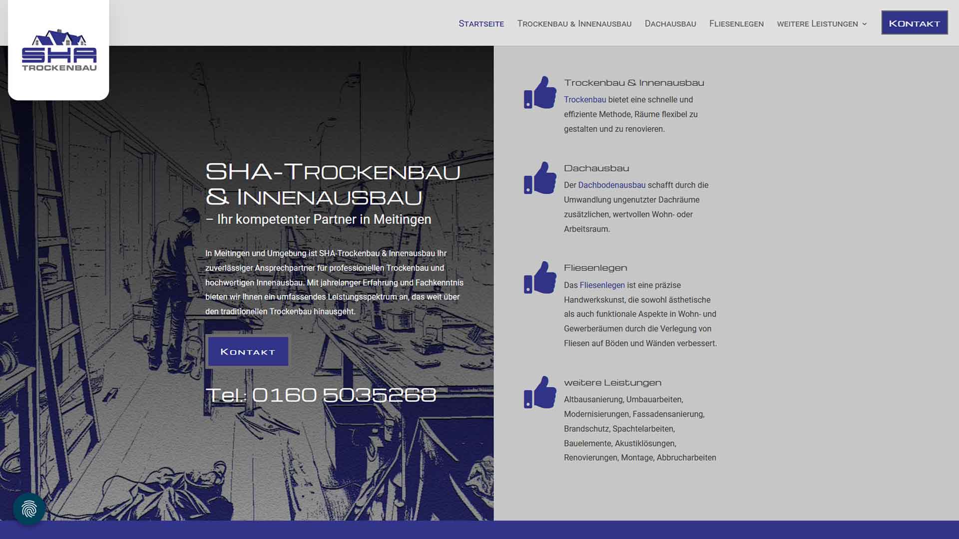 SHA Trockenbau & Innenausbau – SEO-, GEO- & AEO-Referenz